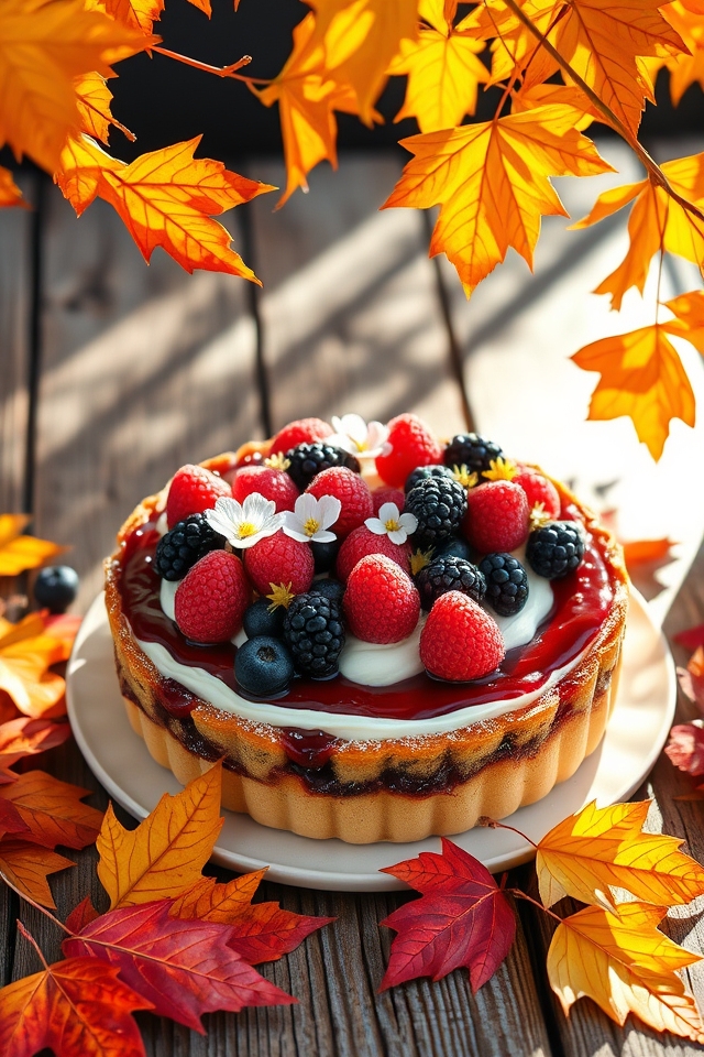 autumn berry tart delight