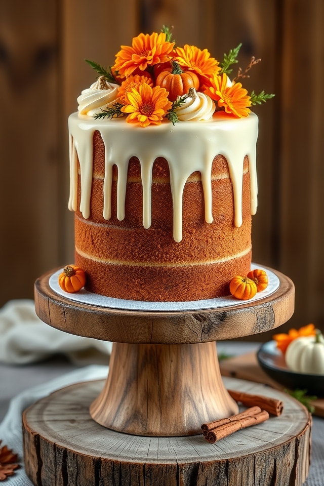 autumn spiced cream cheese delight