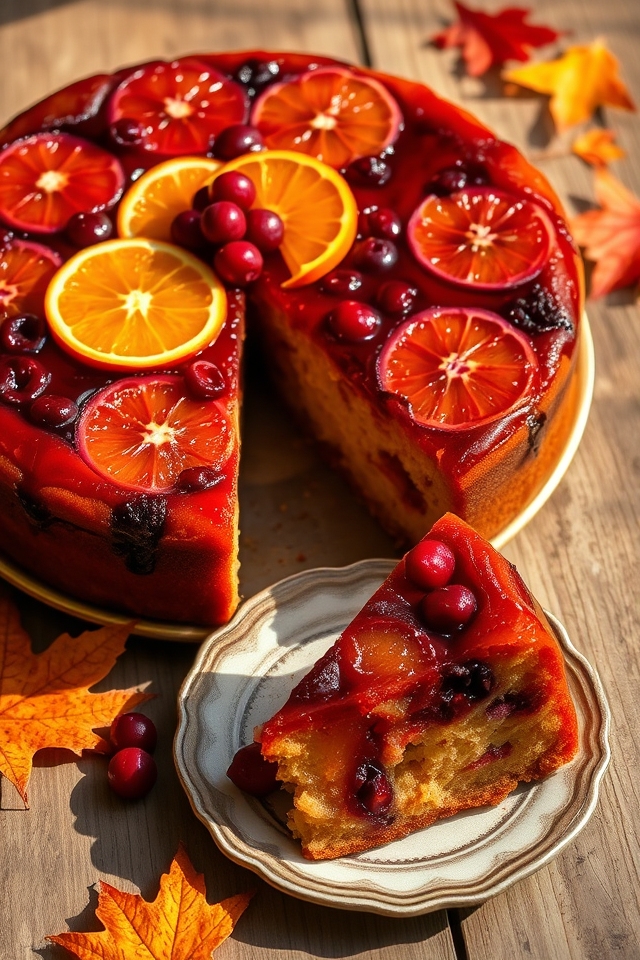 autumnal cranberry orange delight