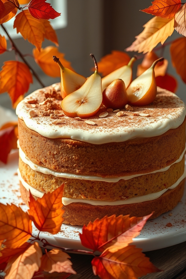 autumnal spiced pear delight