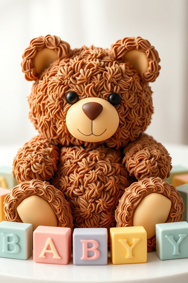 baby blocks teddy bear