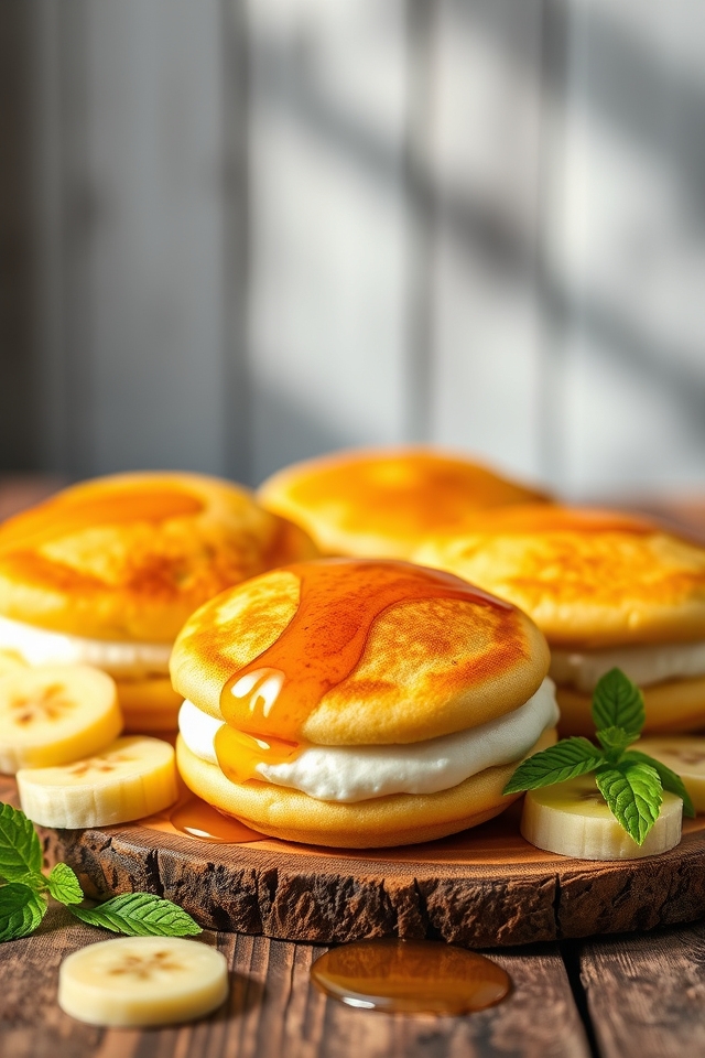banana pancake dessert treat