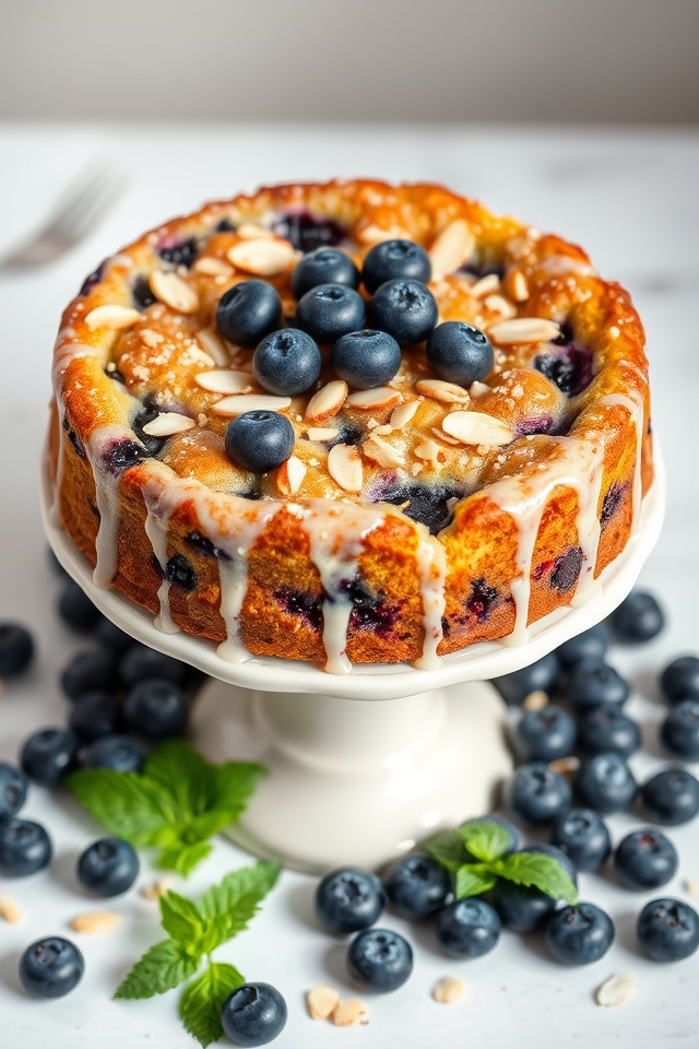 blueberry almond coffee cake
