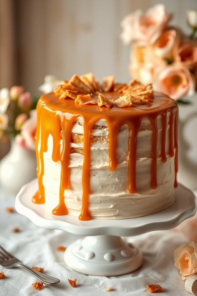 caramel swirl cake delight