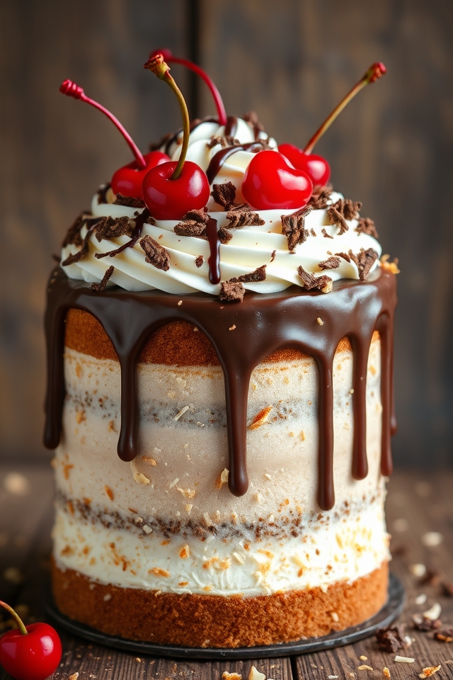 chocolate coconut paradise cake