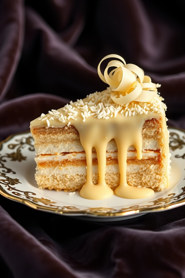coconut white chocolate indulgence