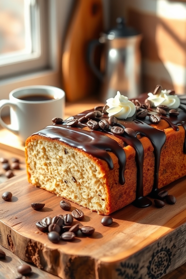 creamy coffee infused dessert