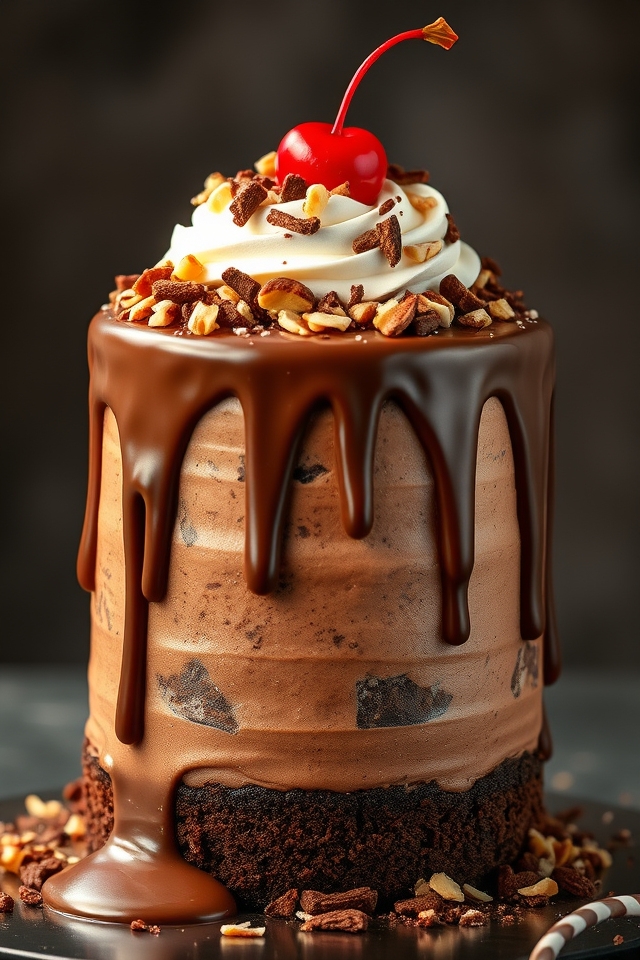 decadent chocolate almond cake