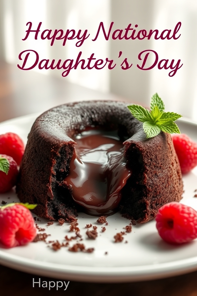 decadent chocolate lava cake