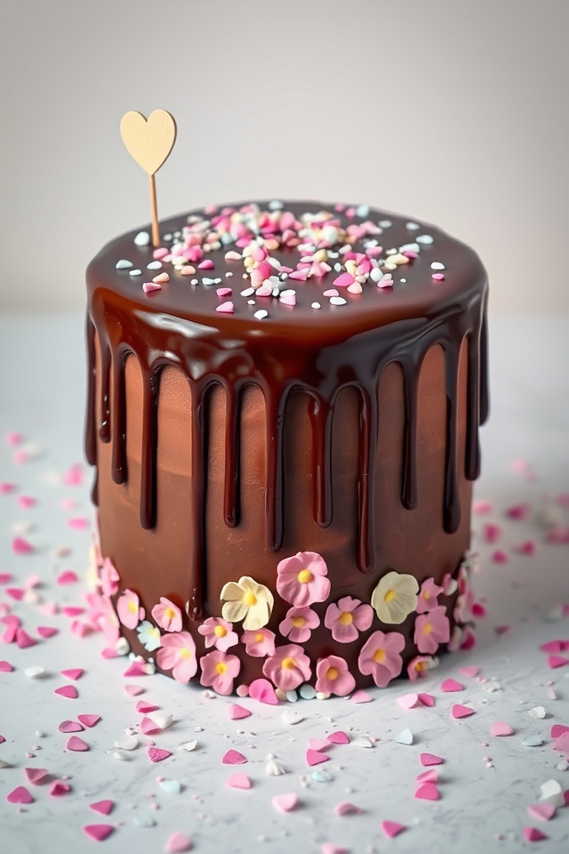 elegant chocolate celebration cake