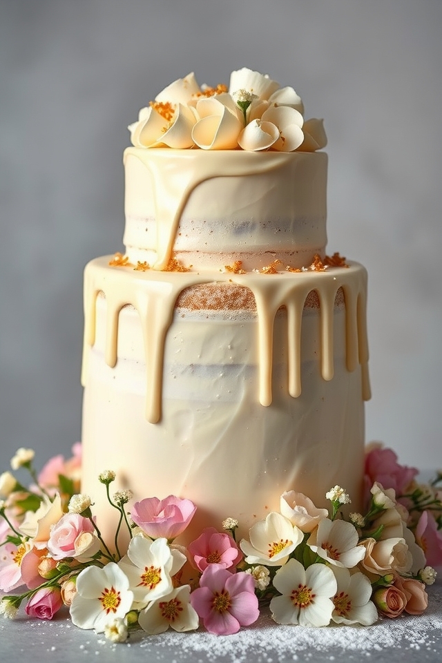 elegant white chocolate indulgence