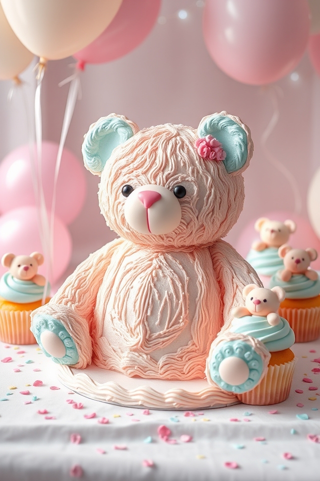 gender reveal cake surprise