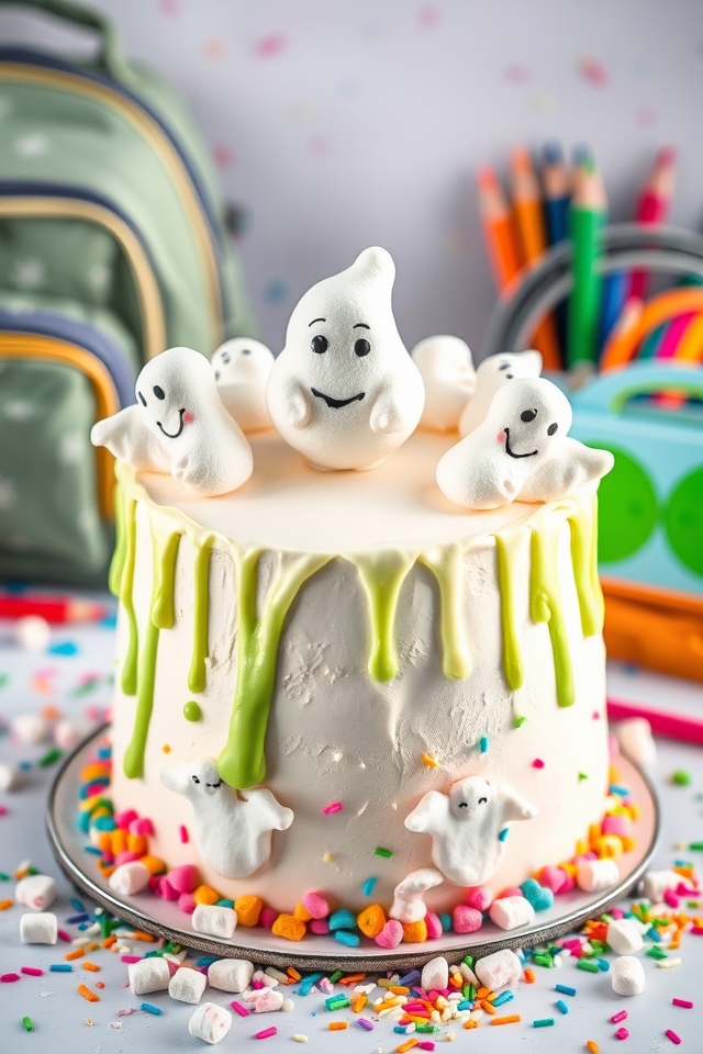 ghostly marshmallow buttercream delight
