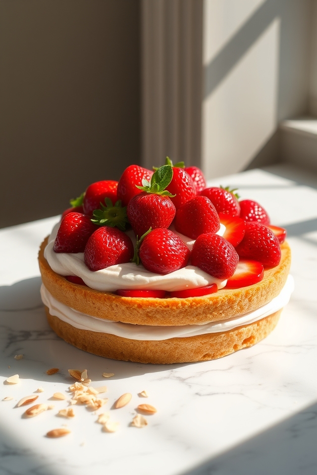 gluten free strawberry cream delight