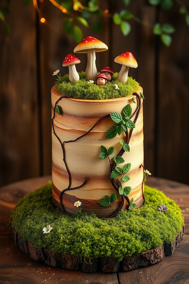 hobbit day buttercream cake