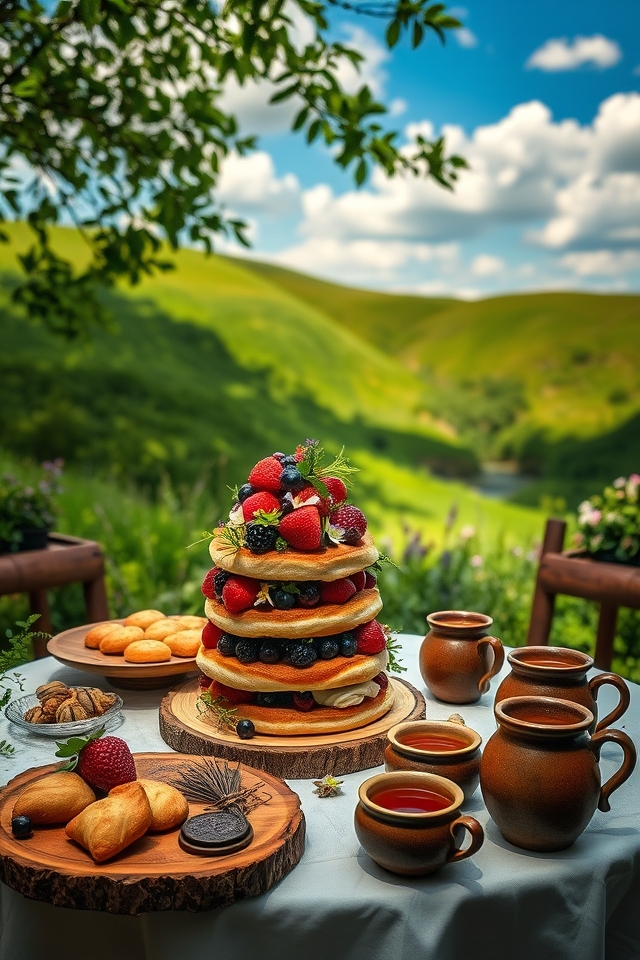 hobbit inspired berry shortcake treat