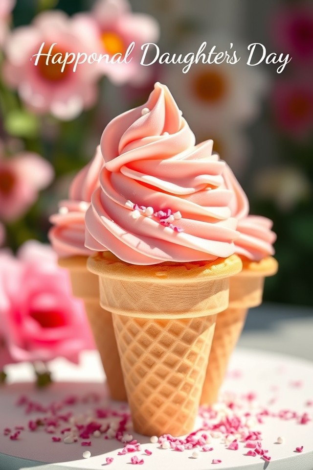 ice cream cone cupcake