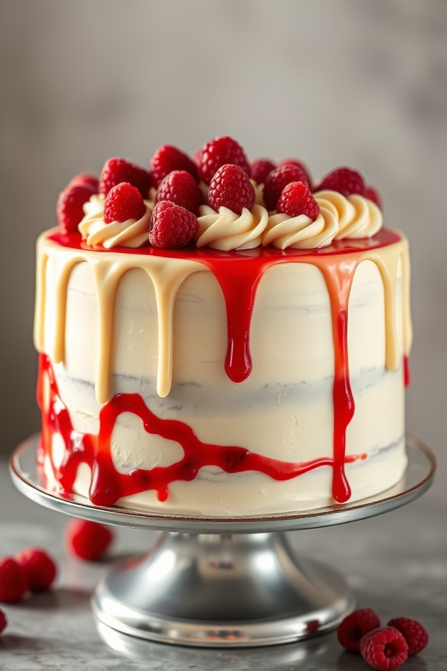 indulgent chocolate raspberry dessert
