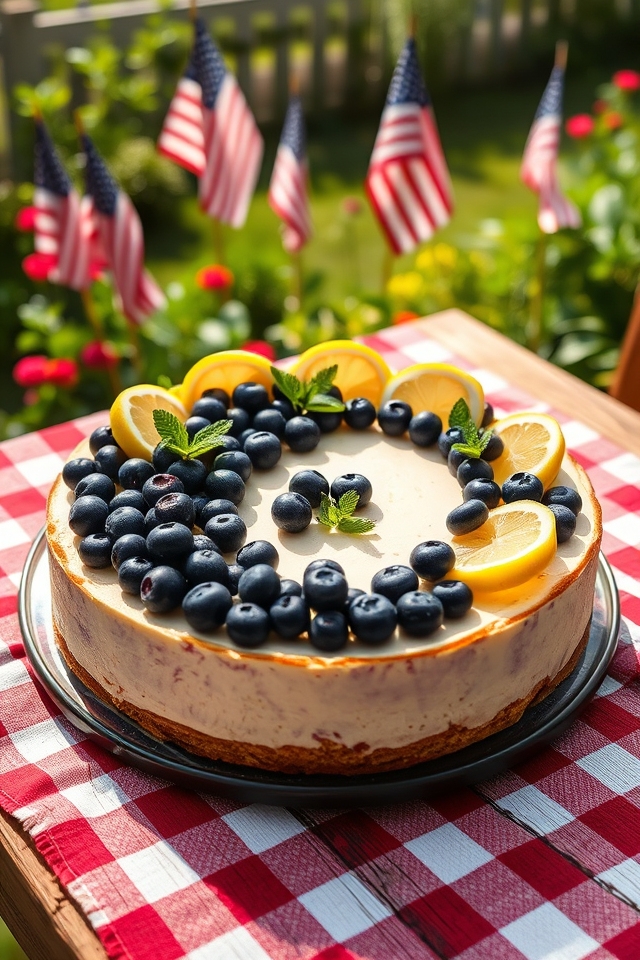 lemon blueberry cheesecake delight