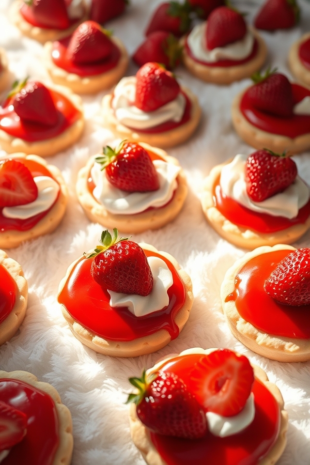 mini strawberry cream delights