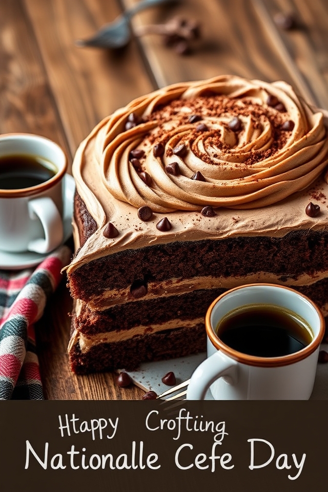 moist chocolate coffee cake