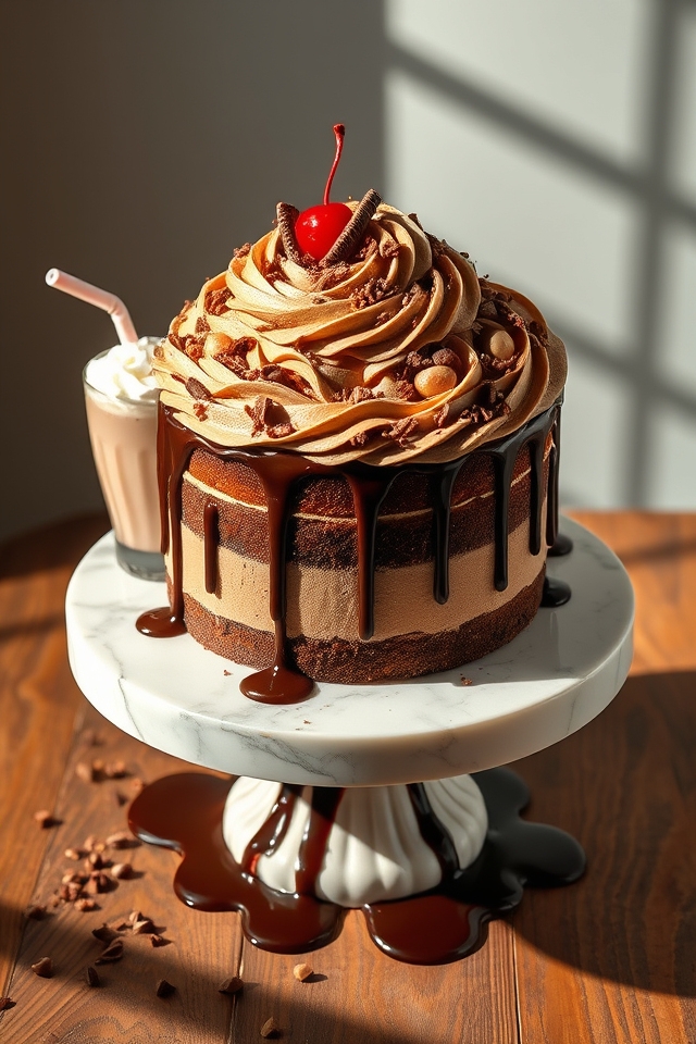 nutty hazelnut milkshake delight