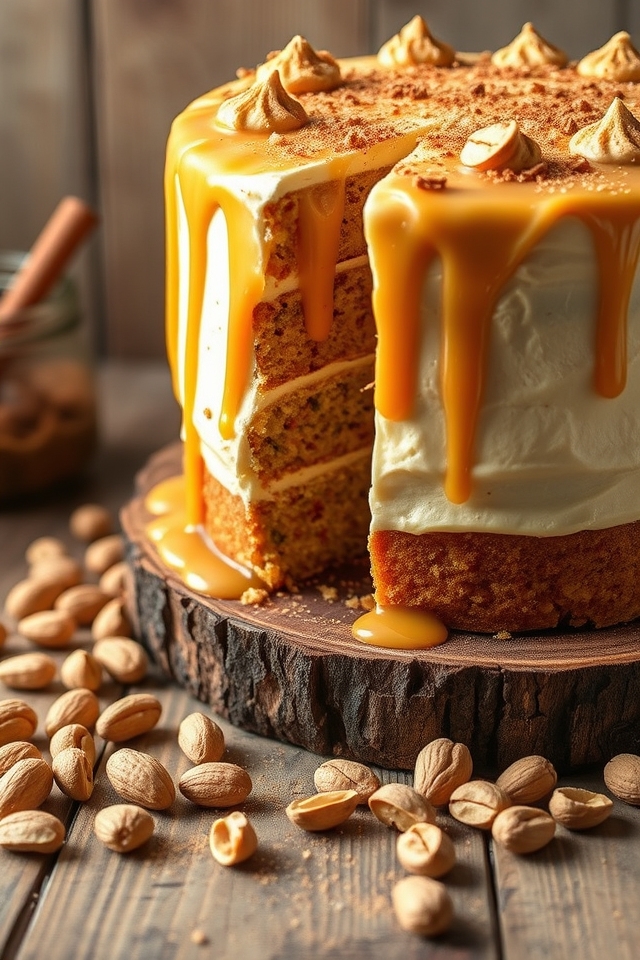 peanut butter cinnamon cake
