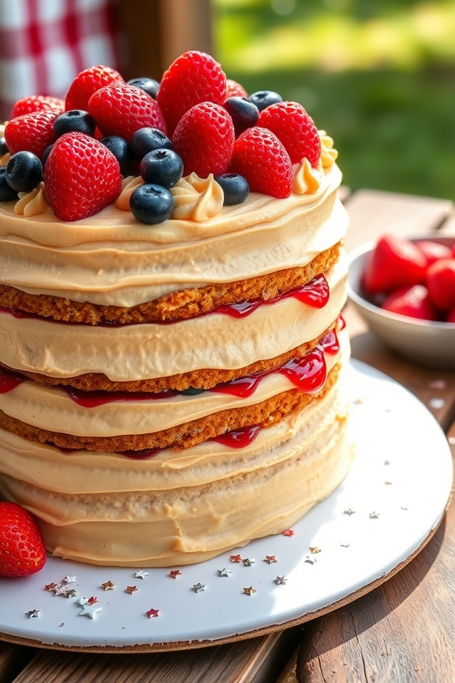 peanut butter jelly cake