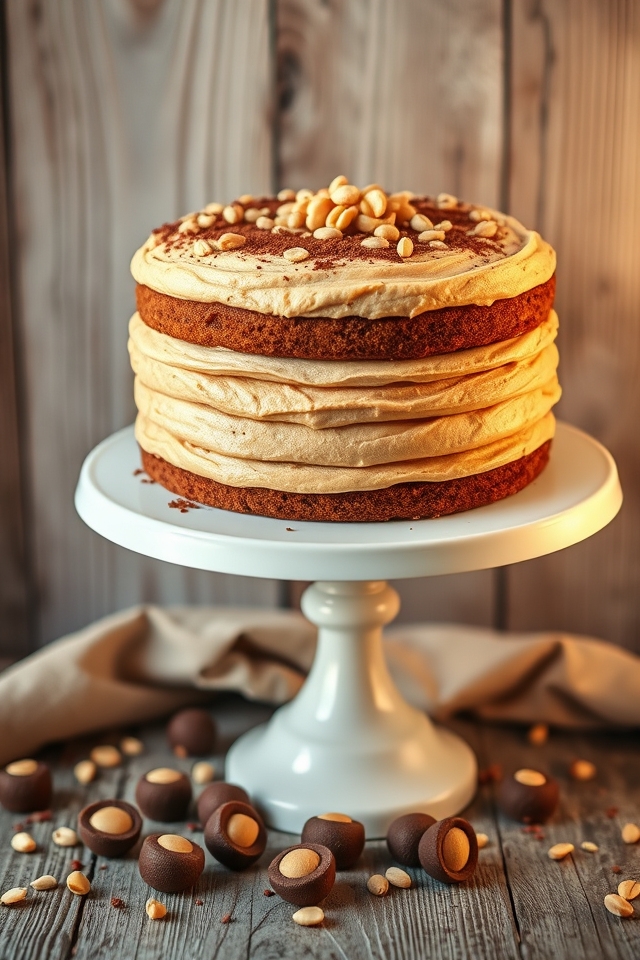 peanut butter layer cake