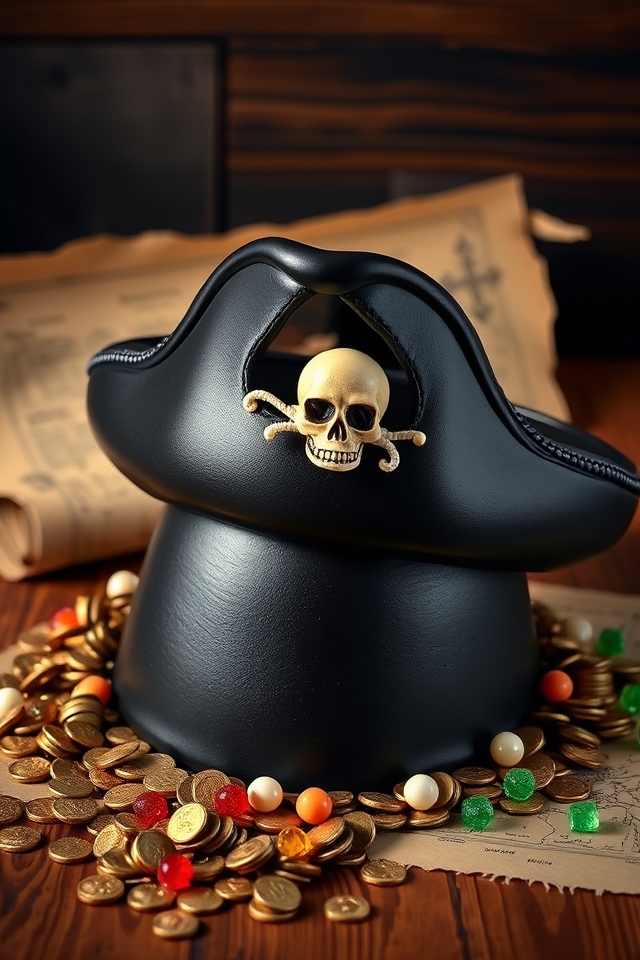pirate themed birthday cake delight