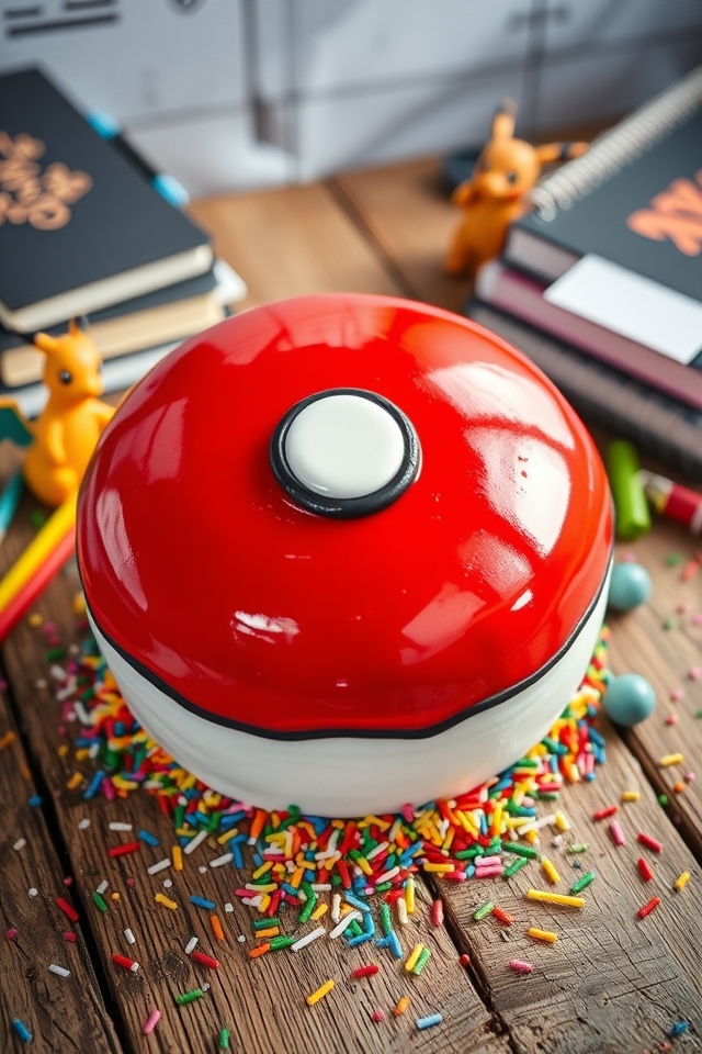 pokeball cake for celebration