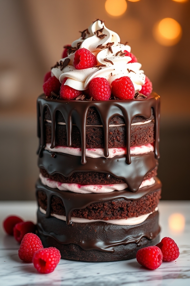 rich chocolate raspberry delight