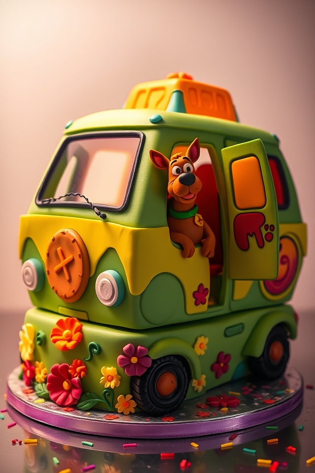 scooby doo themed birthday cake