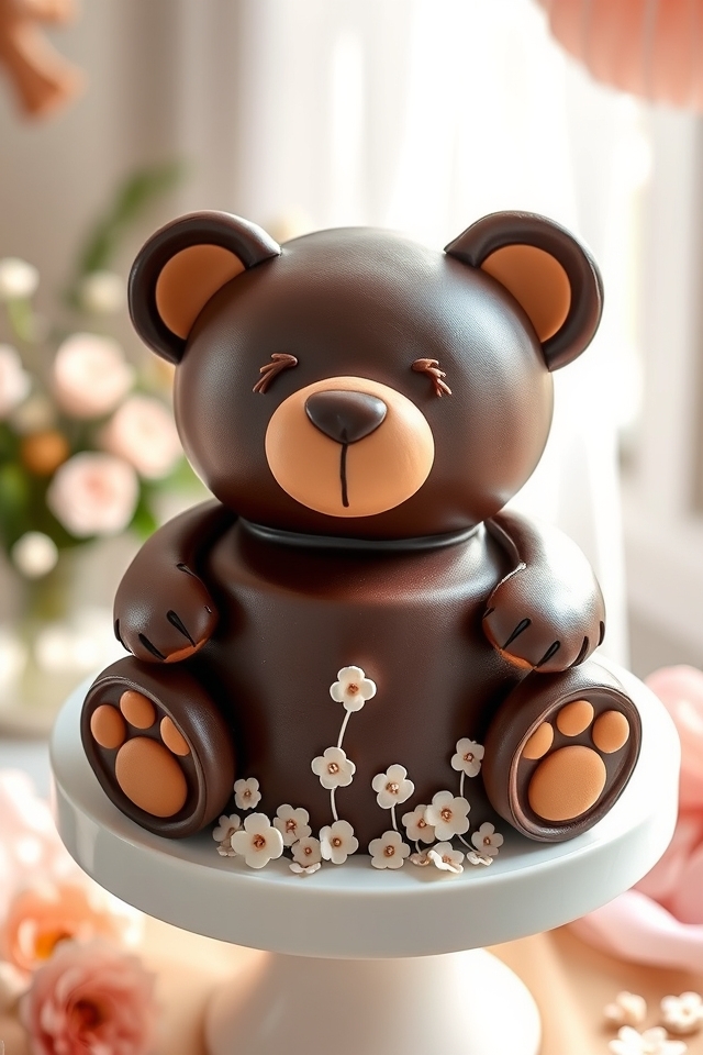 teddy bear cake decoration