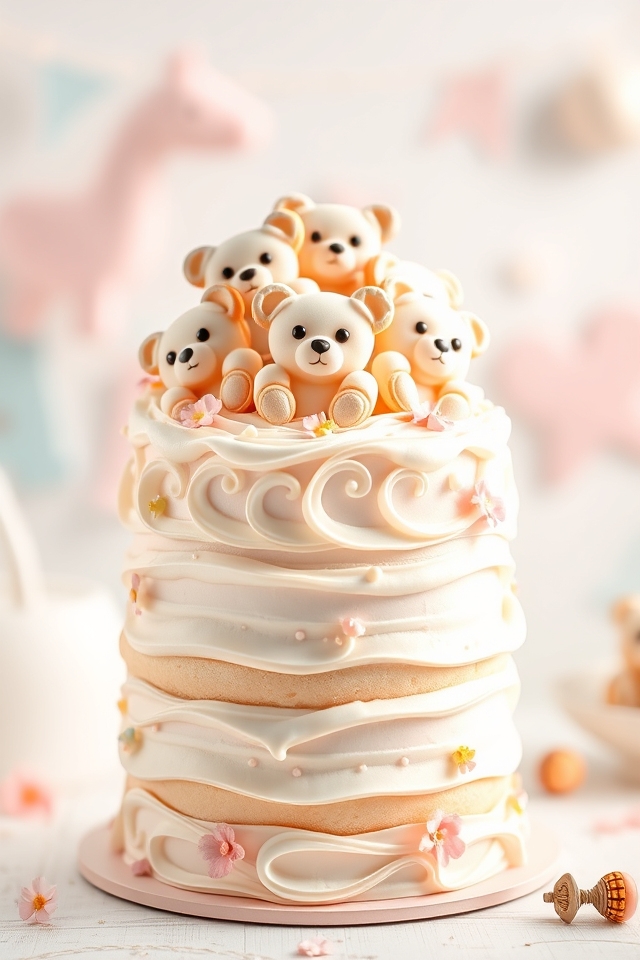 teddy bear cookies decoration