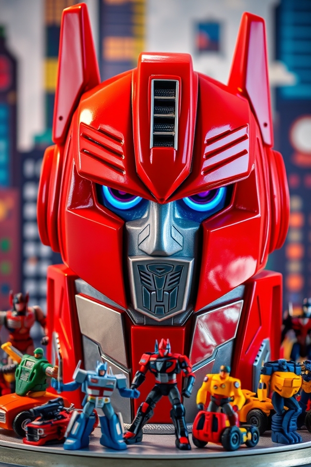 transformers themed birthday cake