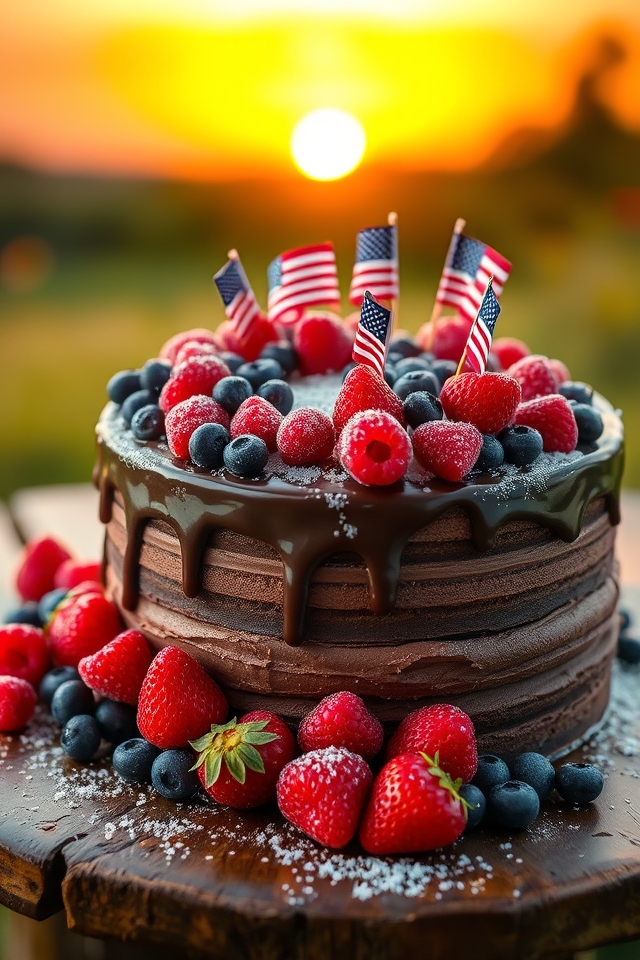 triple berry chocolate delight