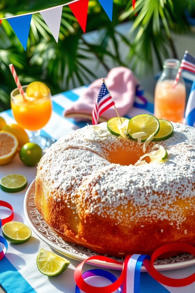 tropical coconut lime delight