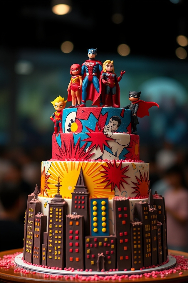 unique hero cake designs
