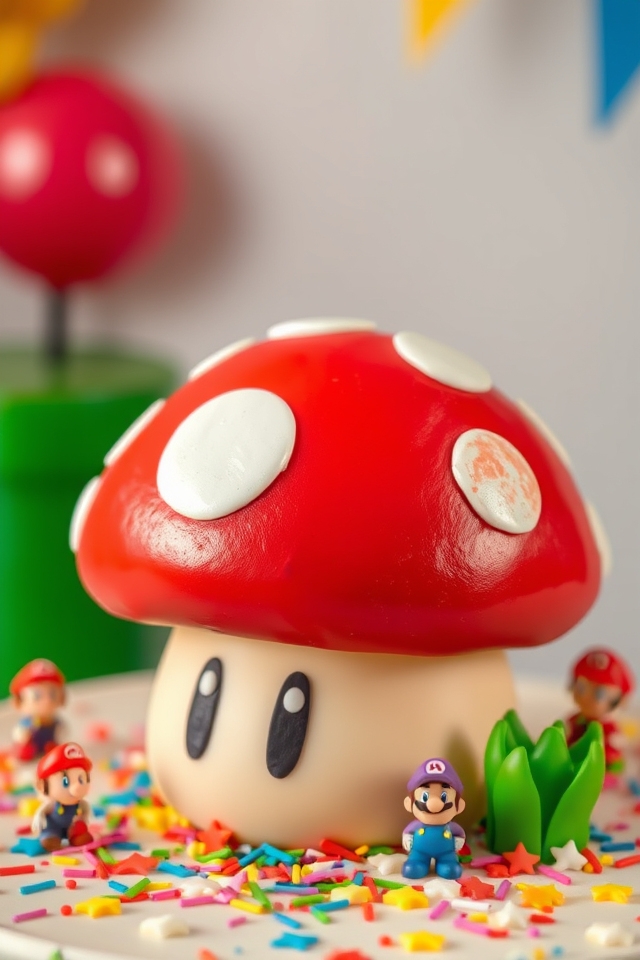 whimsical gaming celebration cake