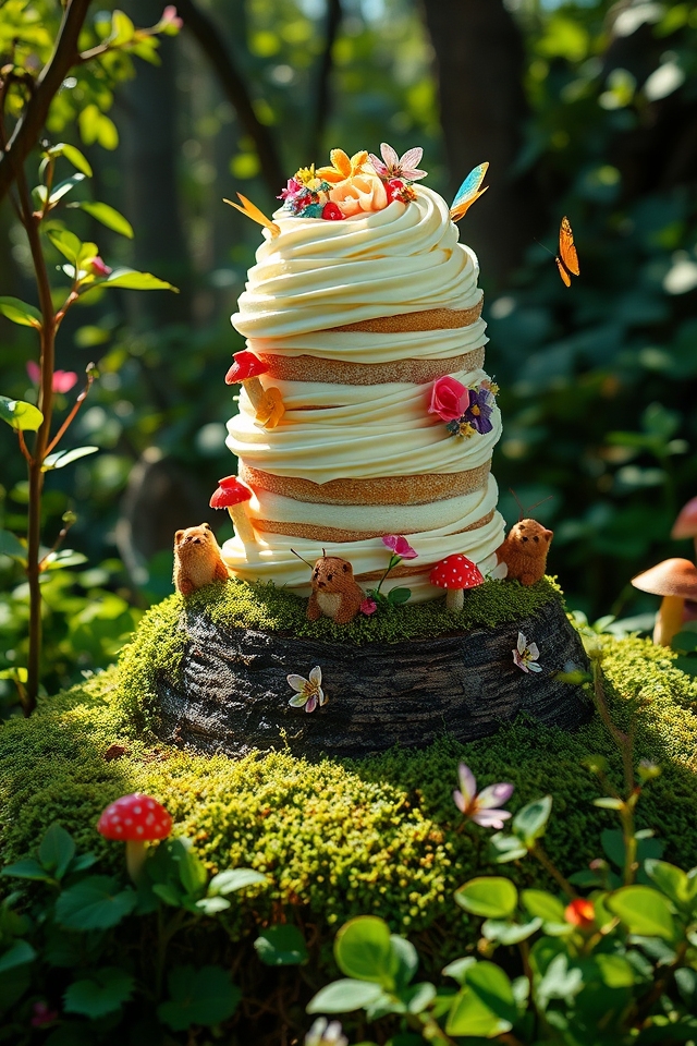 whimsical woodland cake delight