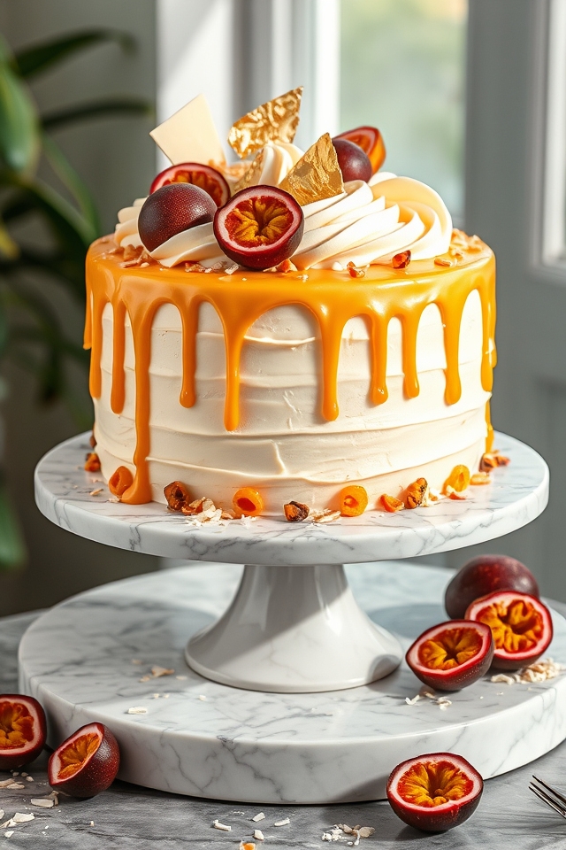 white chocolate passion fruit fusion