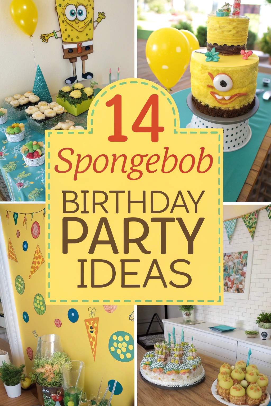 14 Fun Sponge Bob Birthday Party Ideas