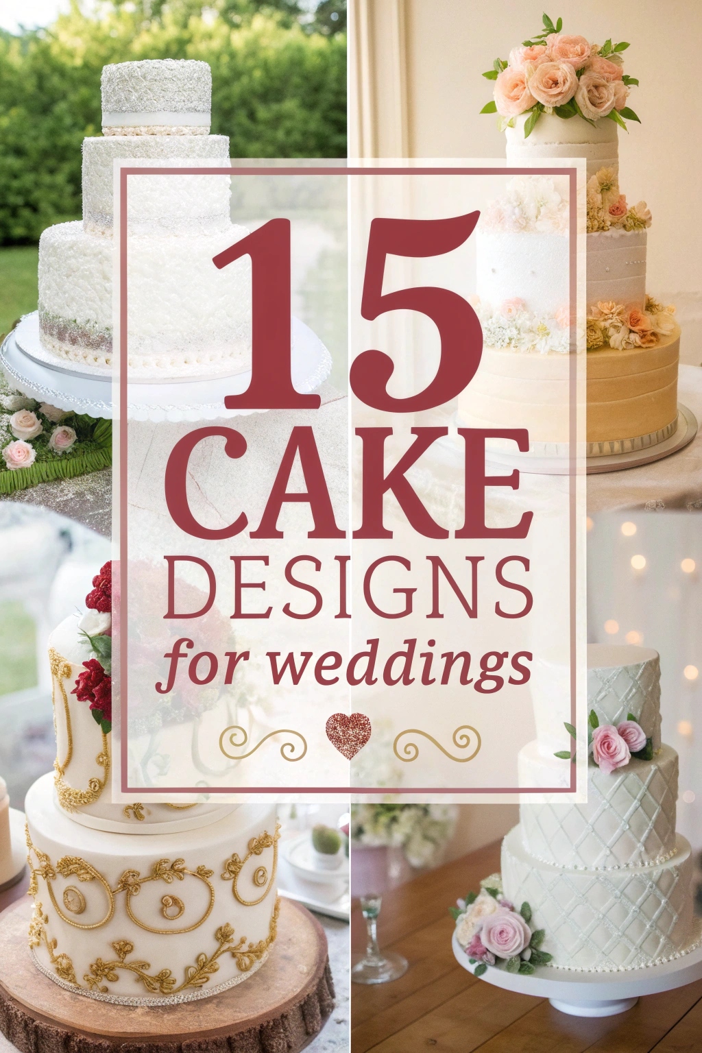 15 Cake Design for Wedding