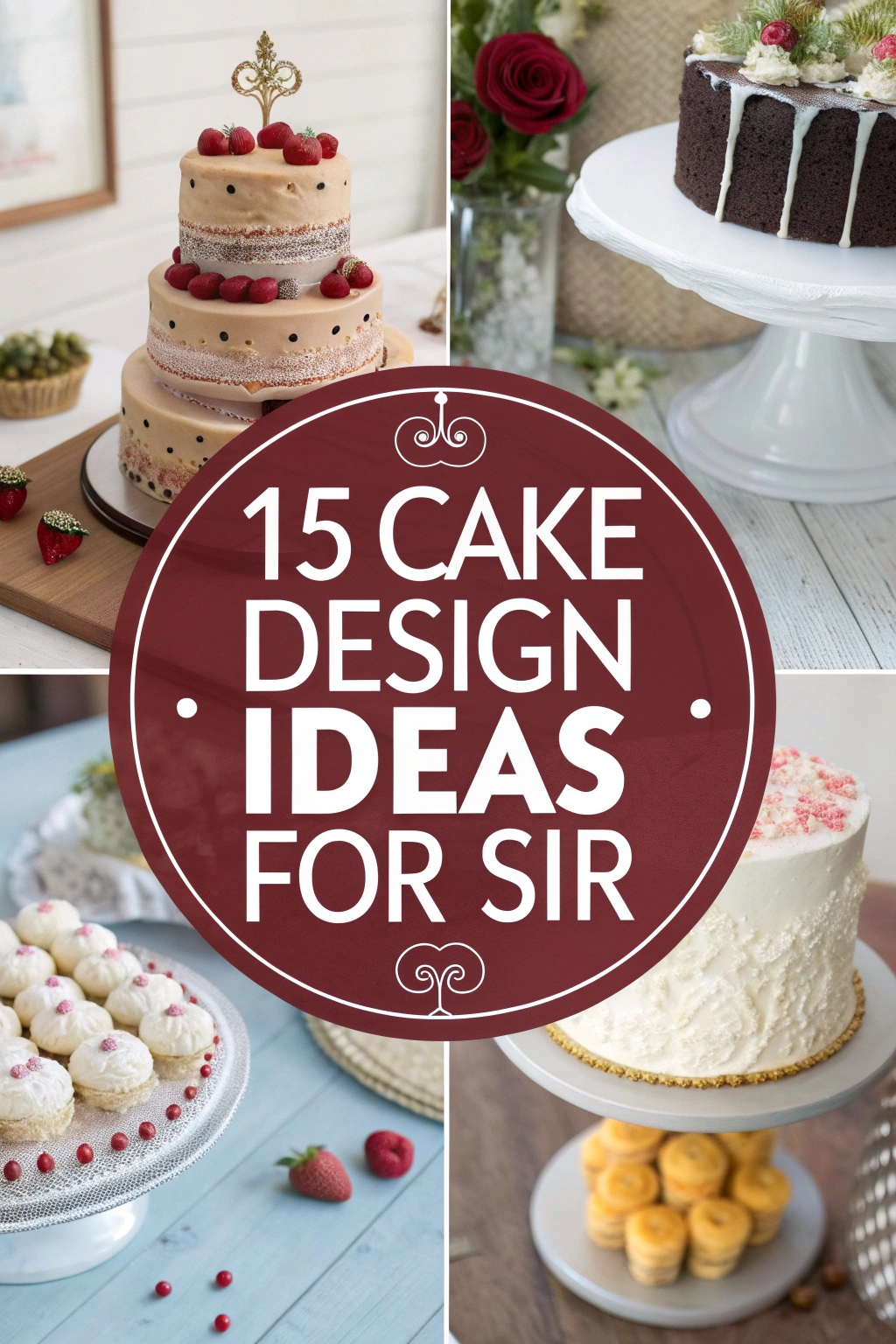 15 Cake Design Ideas for Sir