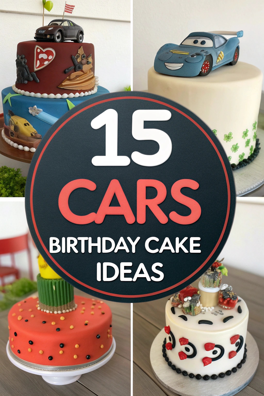 15 Cars Birthday Cake Ideas