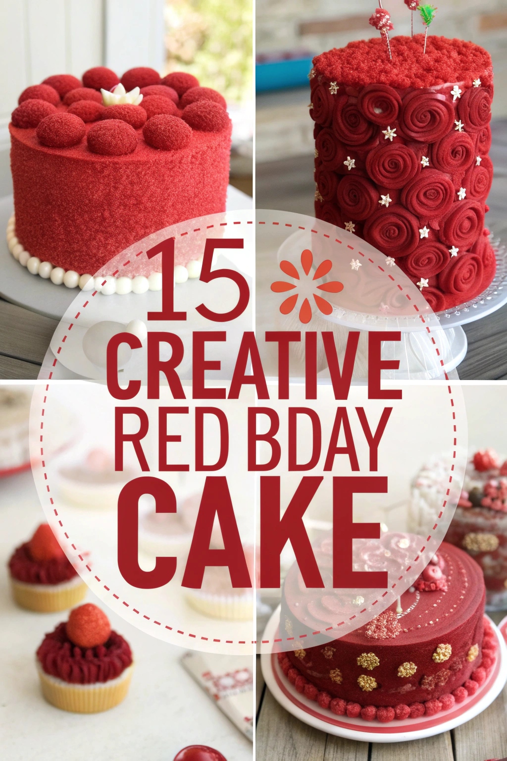 15 Creative Red Bday Cake