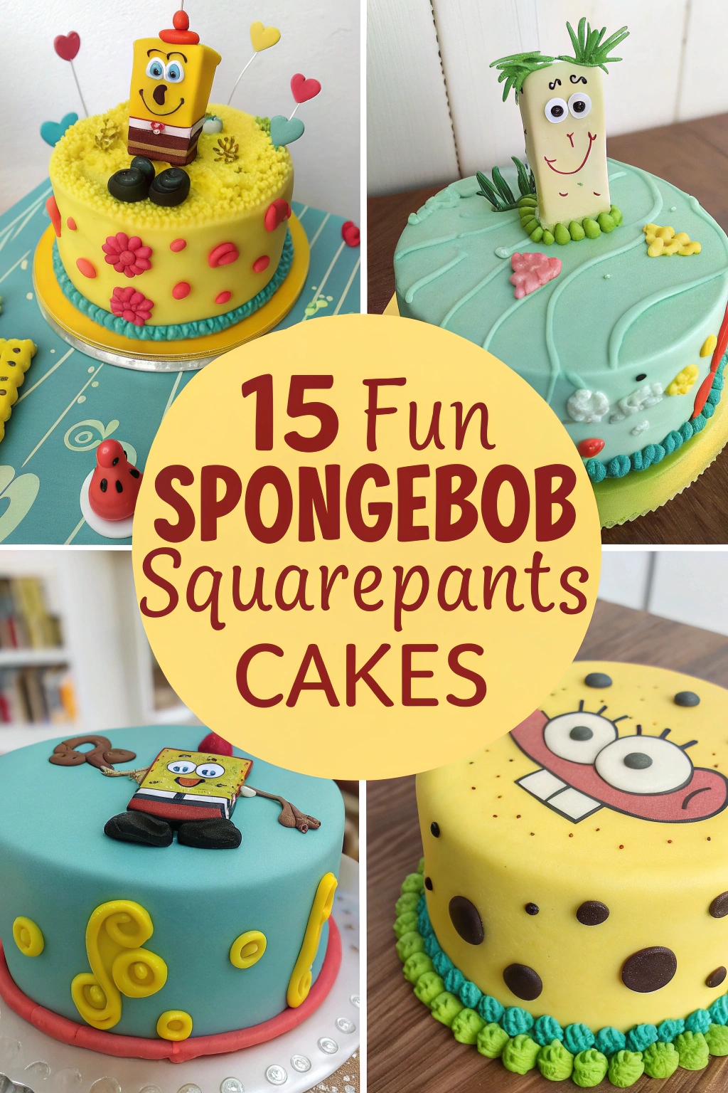 15 Fun Spongebob Squarepants Cake