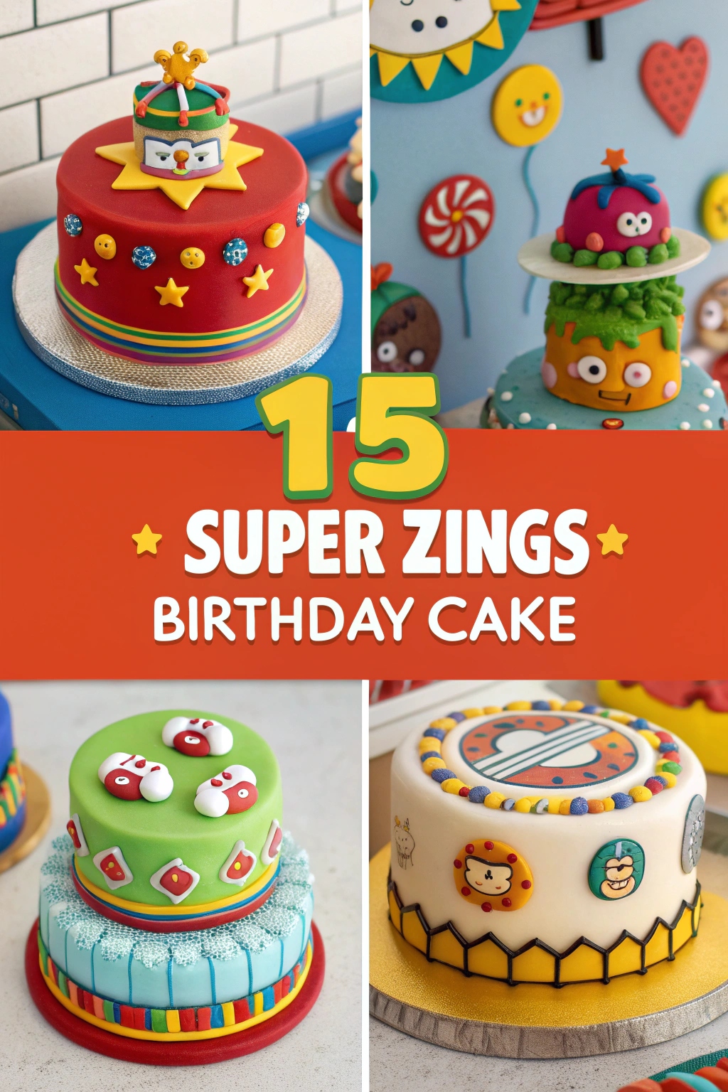 15 Super Zings Birthday Cake
