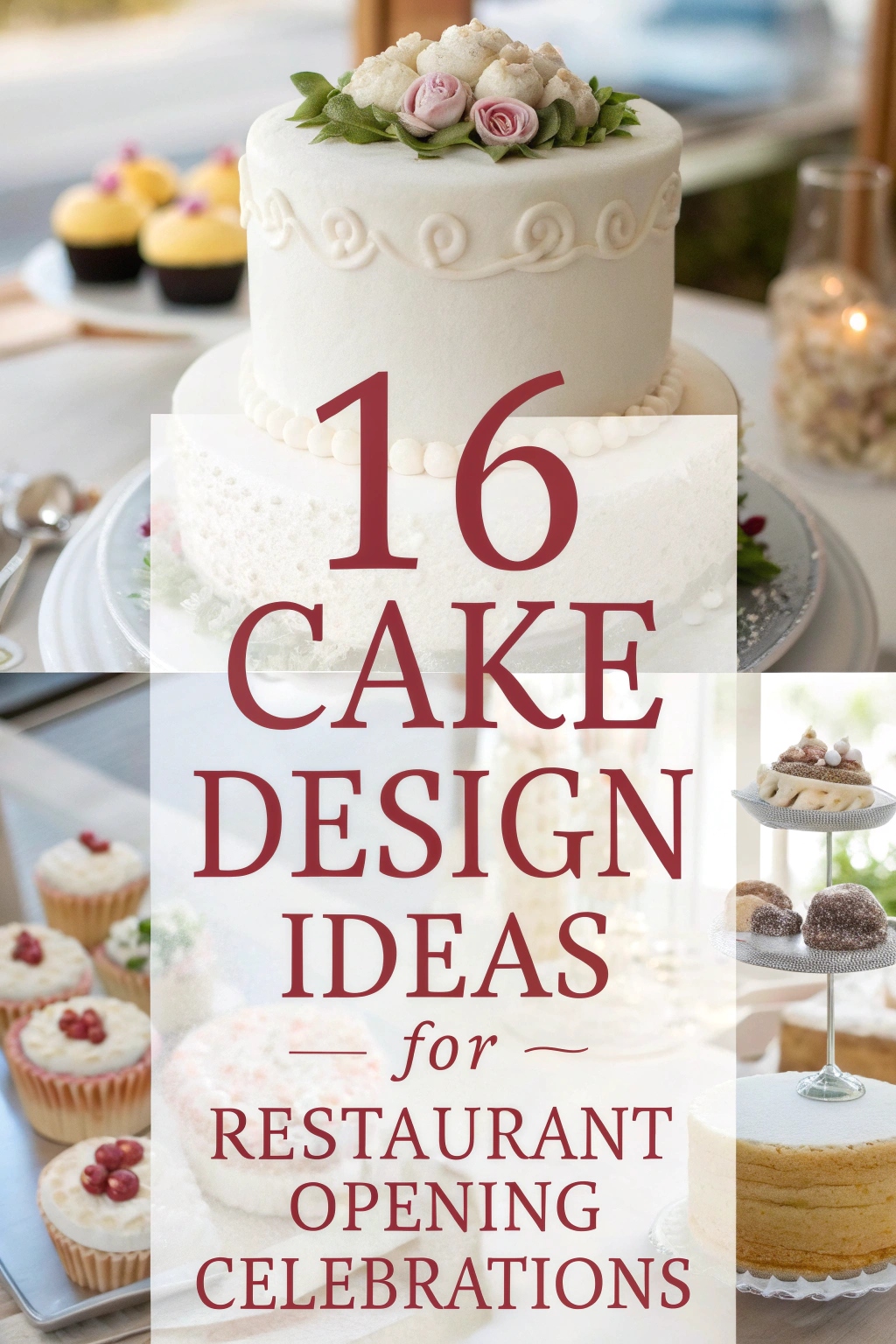 16 Cake Design Ideas for Restaurant Opening Celebrations